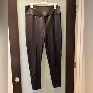 Popilush Women's Black Faux Leather Pants - Size: 3XL - NWT